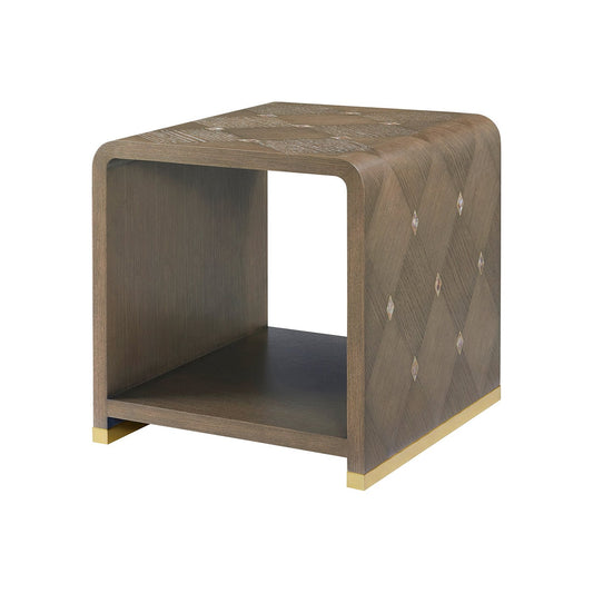 Table d'appoint cascade Dark Hollywood Regency