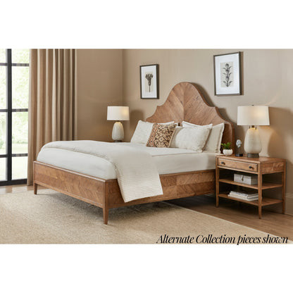 Table de chevet en chêne rustique foncé 