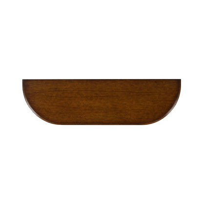 Console traditionnelle en bois foncé
