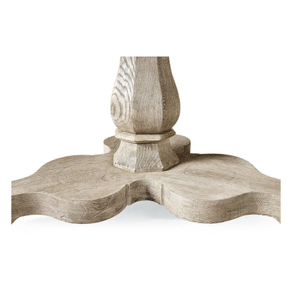 English Grayed Oak Breakfast Table