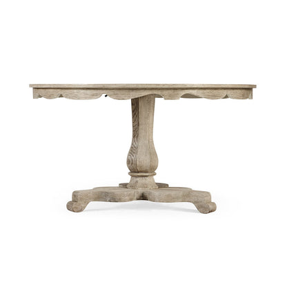 English Grayed Oak Breakfast Table