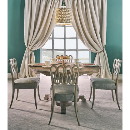 English Grayed Oak Breakfast Table