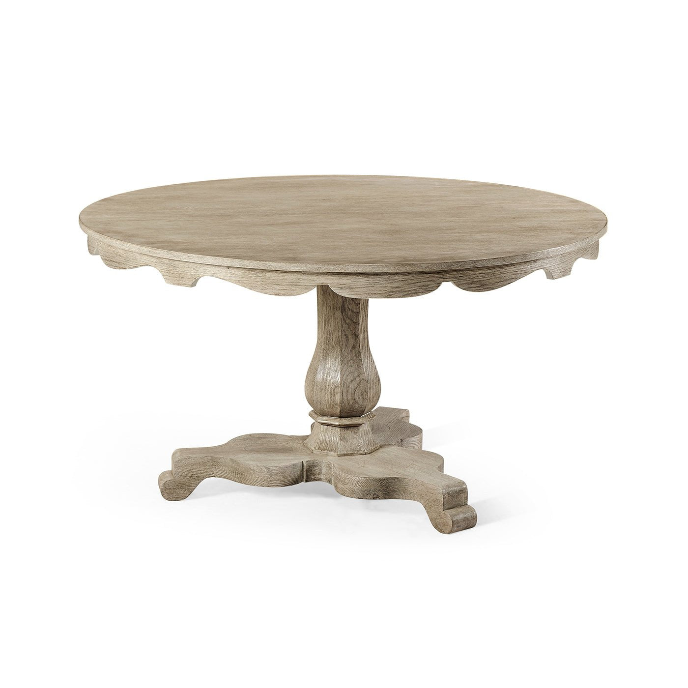 English Grayed Oak Breakfast Table