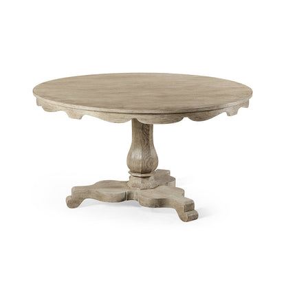 English Grayed Oak Breakfast Table