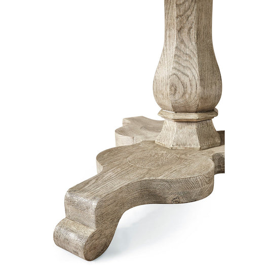 English Grayed Oak Breakfast Table