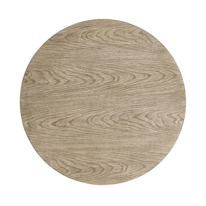 Table d'appoint ronde en chêne grisé anglais