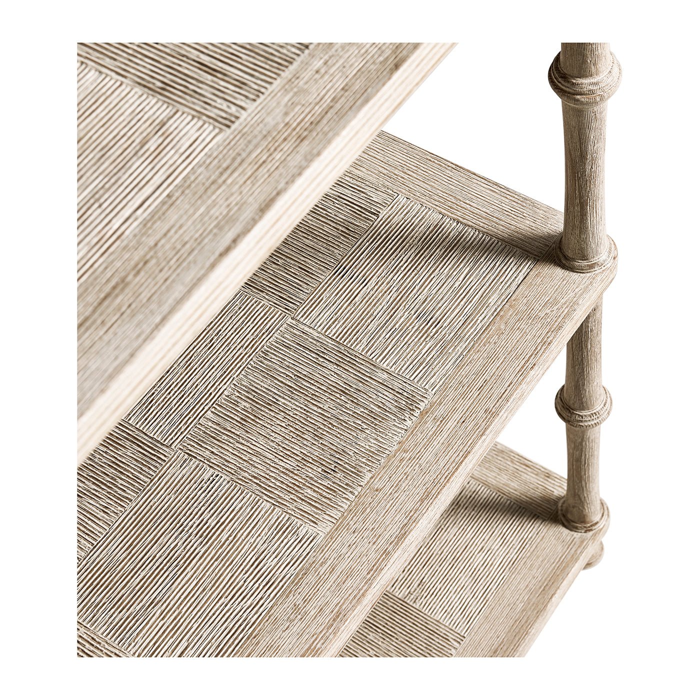 Console anglaise à trois niveaux lavée