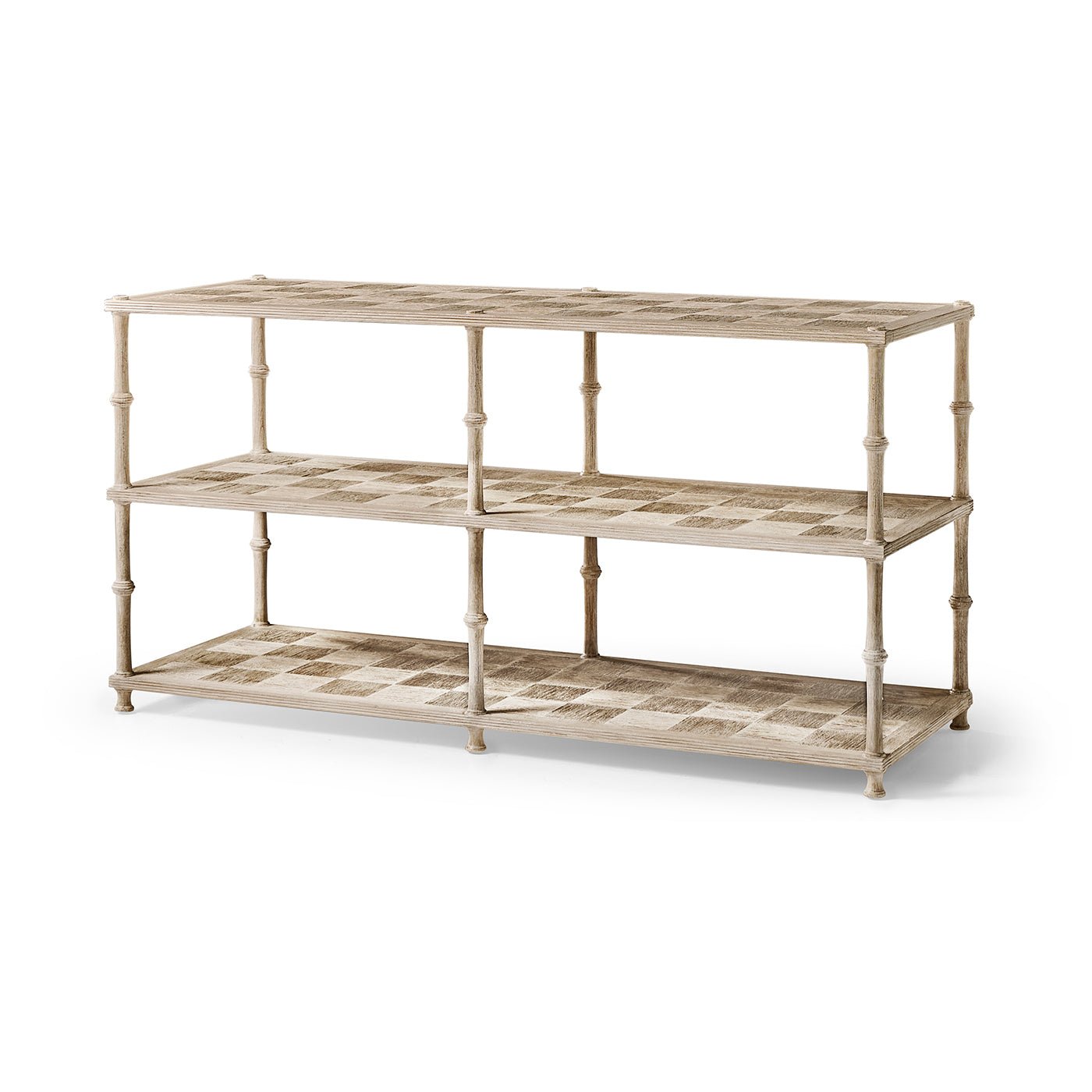 Console anglaise à trois niveaux lavée