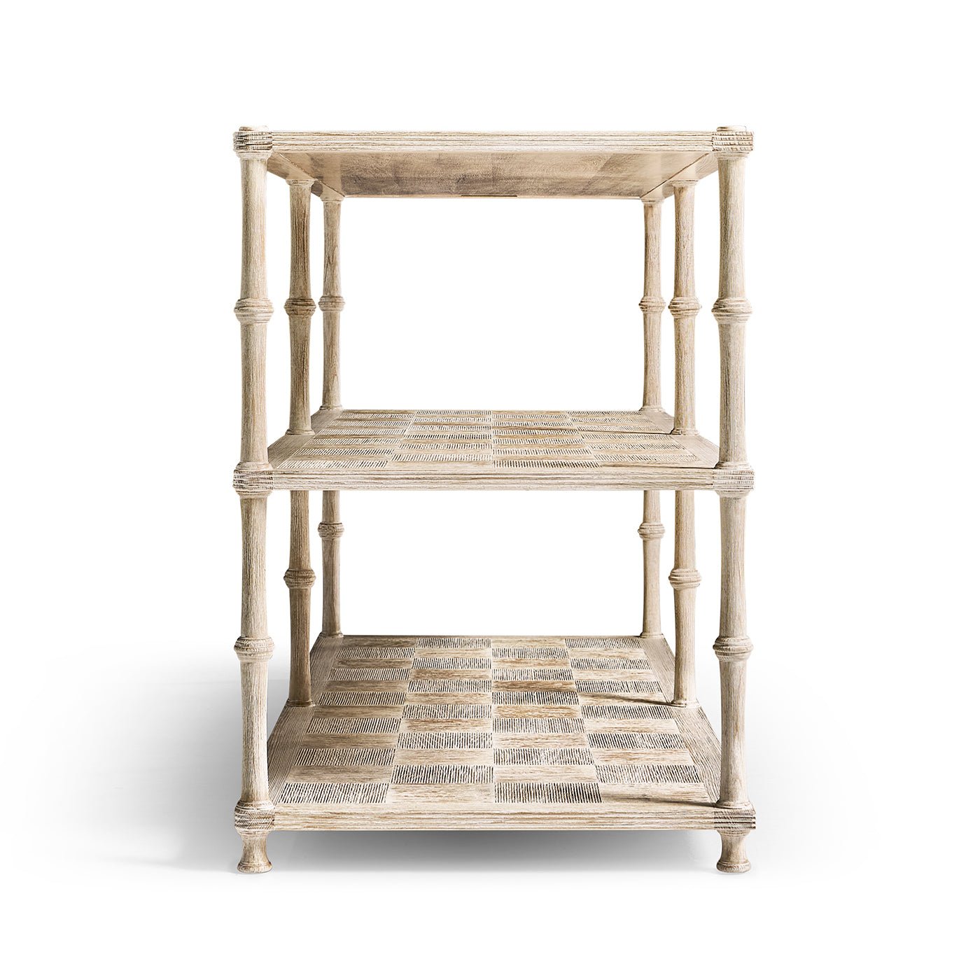 Console anglaise à trois niveaux lavée