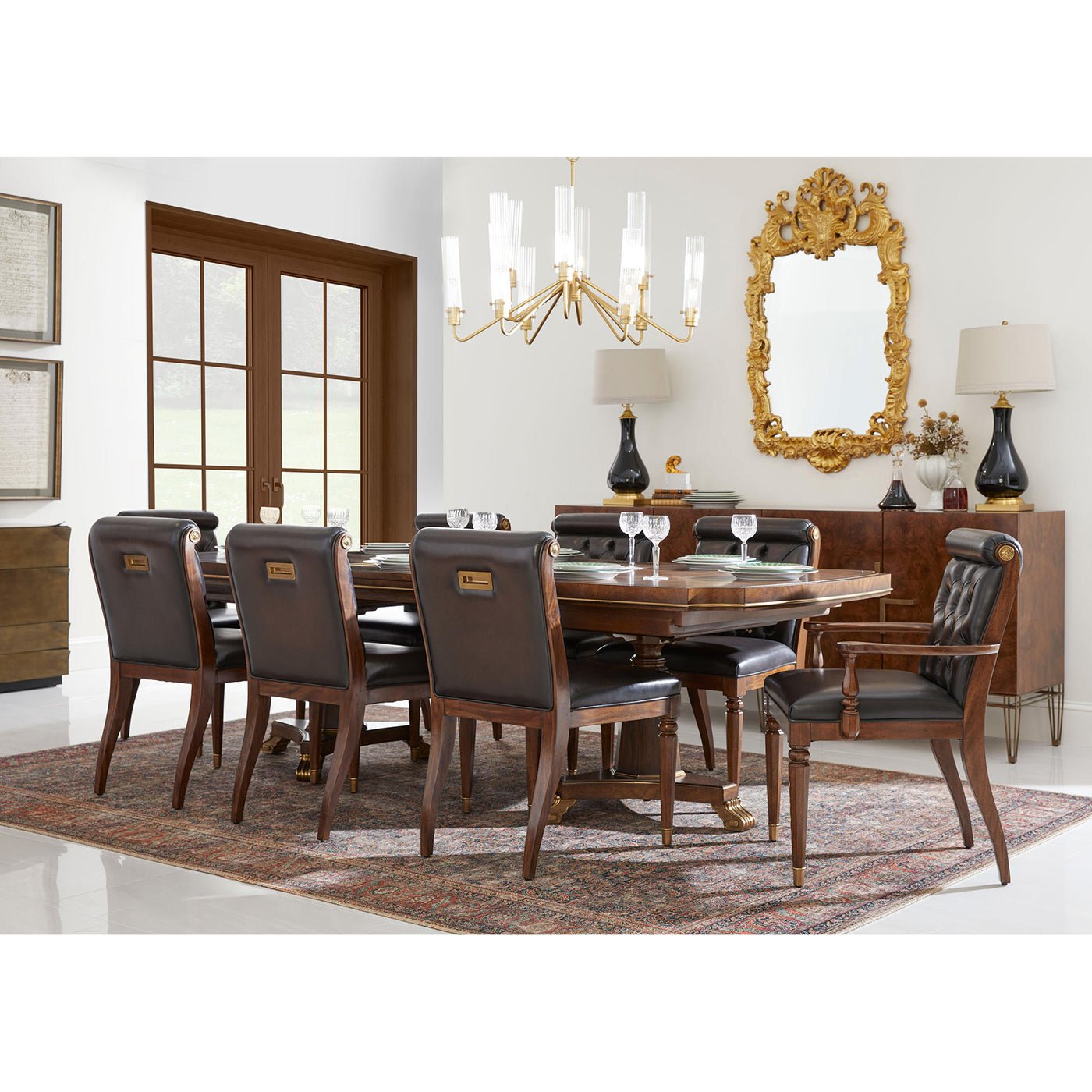 English Traditional Extension Dining Table