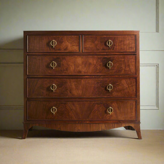 English Walnut Chest of Drawers