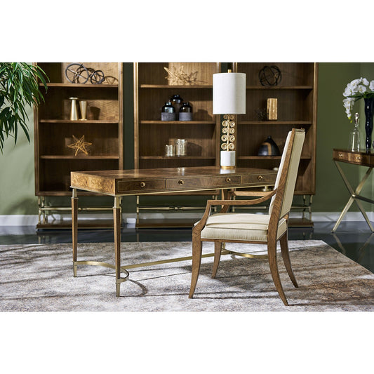 European Mid Century Walnut Desk