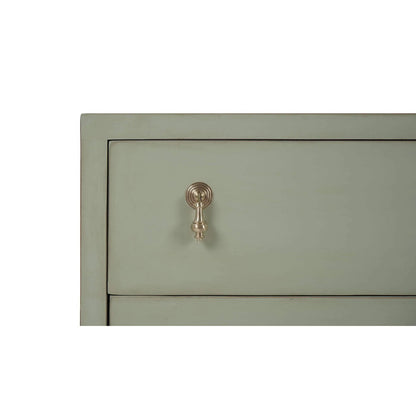 Commode de chevet vert fenouil