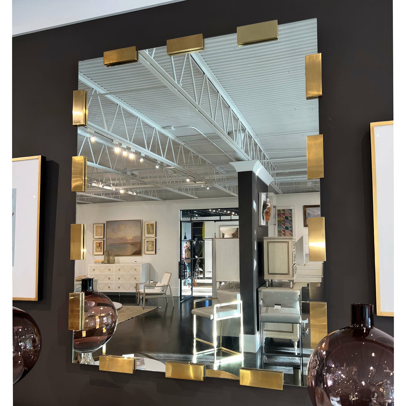 Floating Modern Mirror