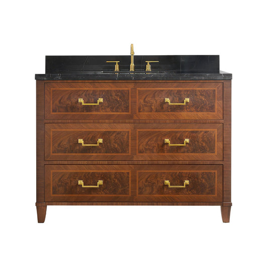French Bathroom Vanity Dark