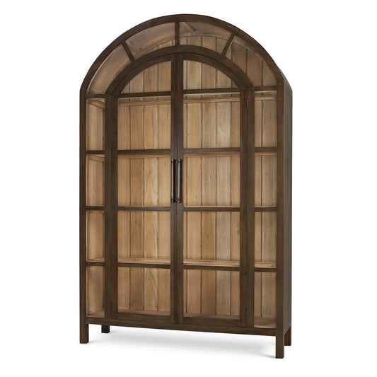 Vitrine de style campagnard français 