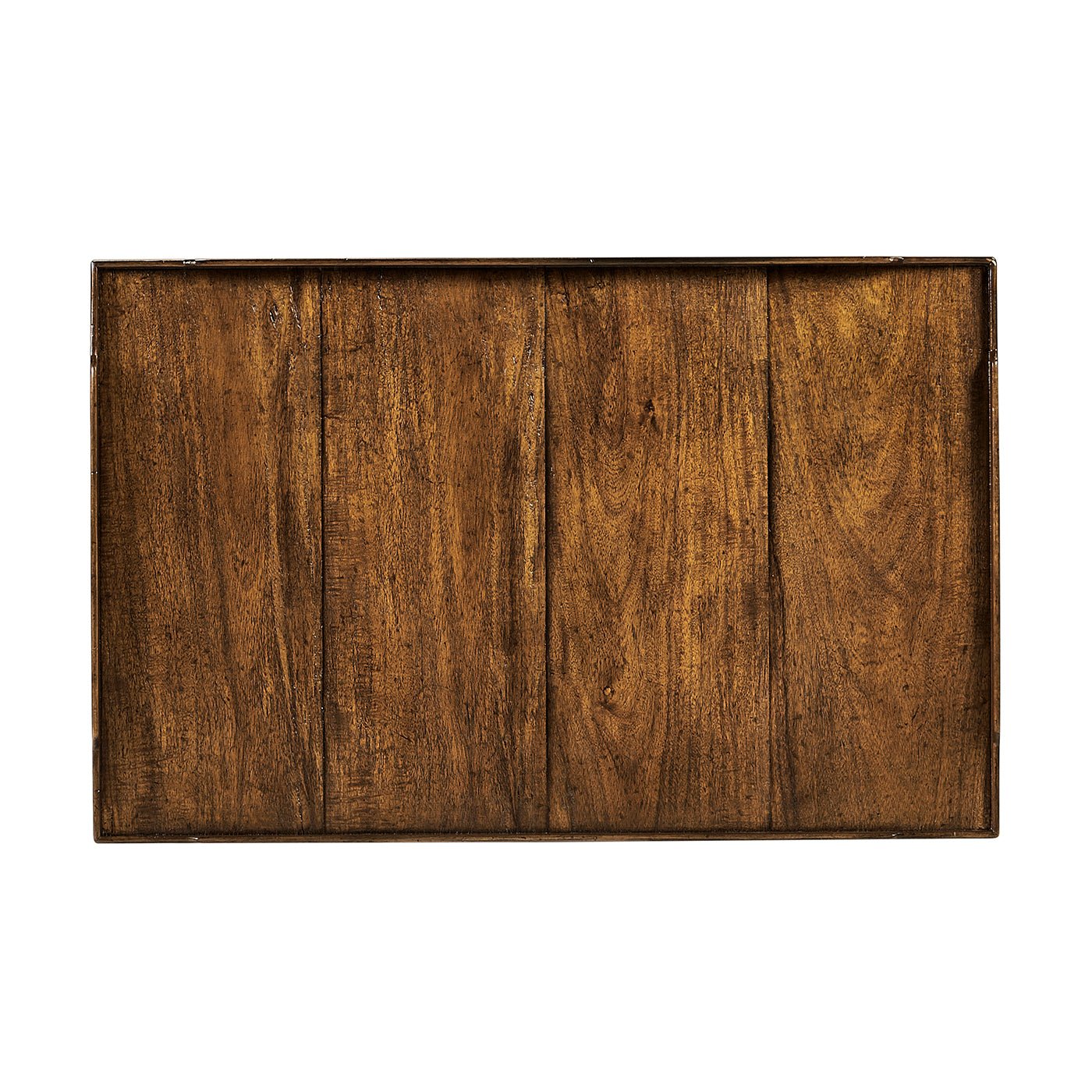 French Country End Table - Walnut Finish