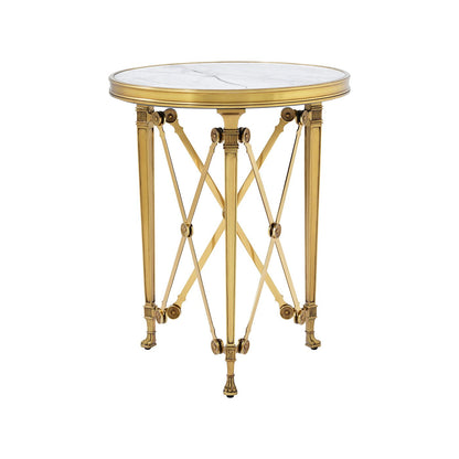Table d'appoint ronde de style Empire français