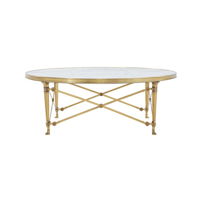 Table basse ronde de style Empire français