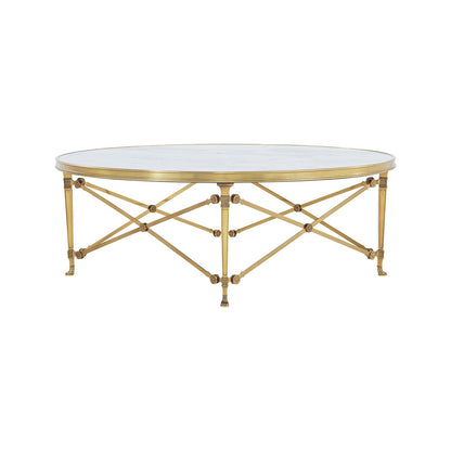 Table basse ronde de style Empire français