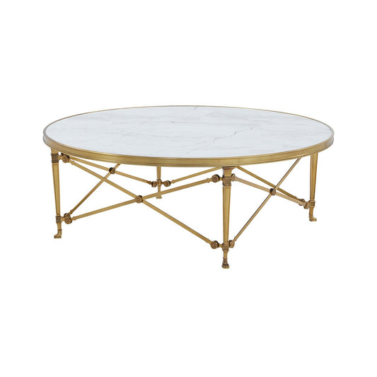 Table basse ronde de style Empire français