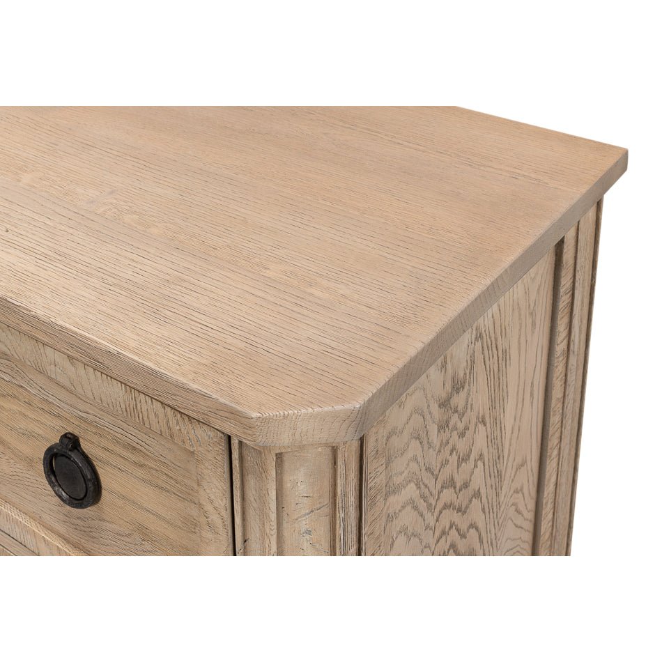 French Light Oak Nightstand