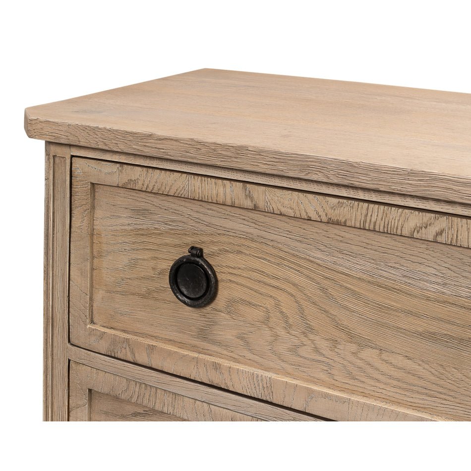 French Light Oak Nightstand