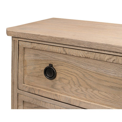 French Light Oak Nightstand