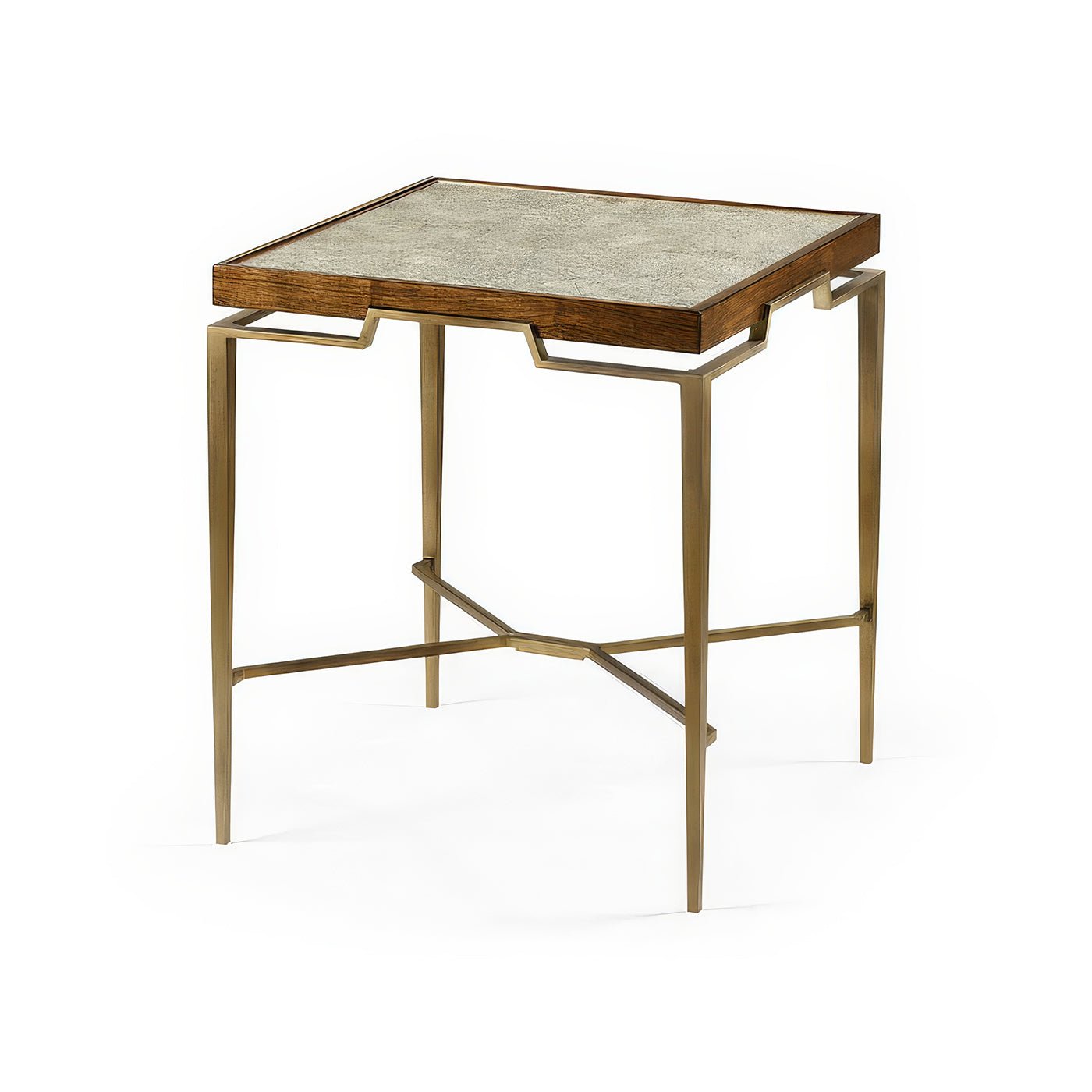 French Modern Square End Table