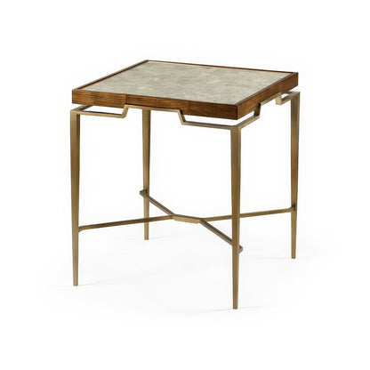 French Modern Square End Table
