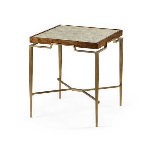 French Modern Square End Table