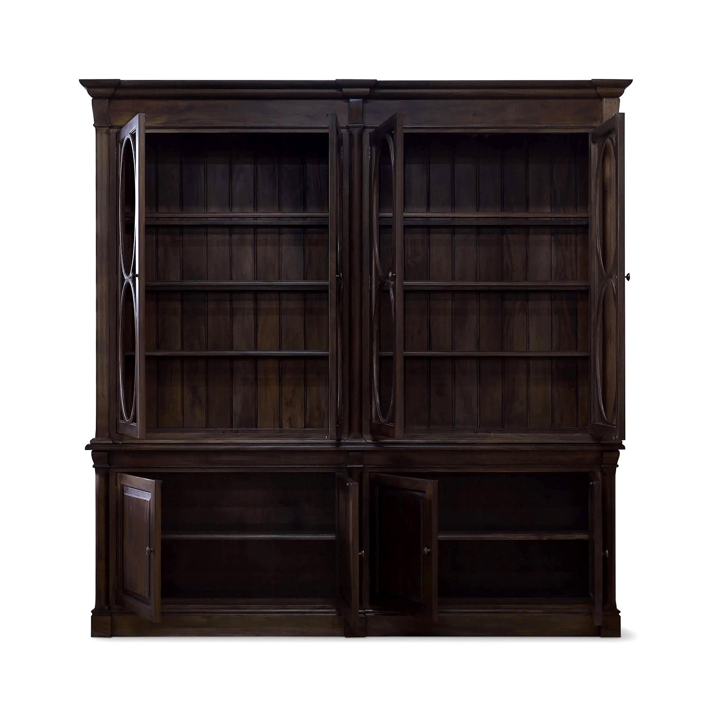 Bibliothèque provinciale française - Noyer foncé