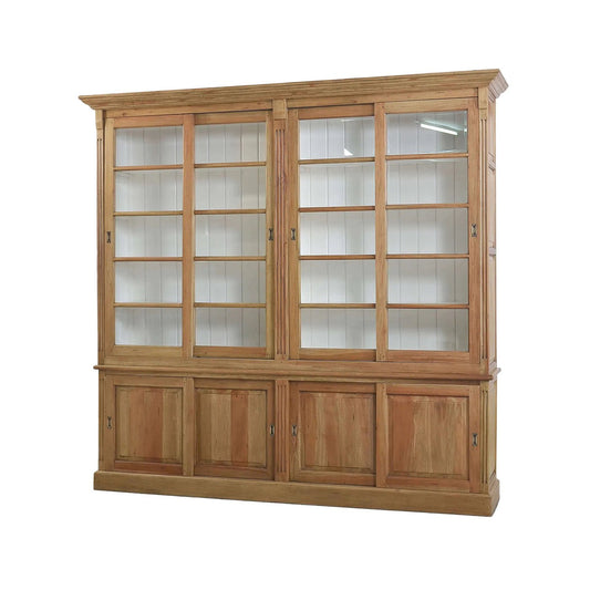 Bibliothèque provinciale française à portes coulissantes
