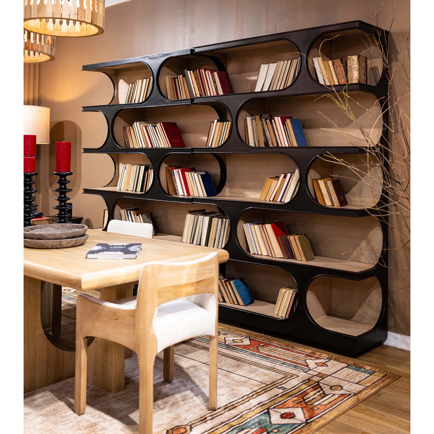 Bibliothèque ouverte géométrique du milieu du siècle