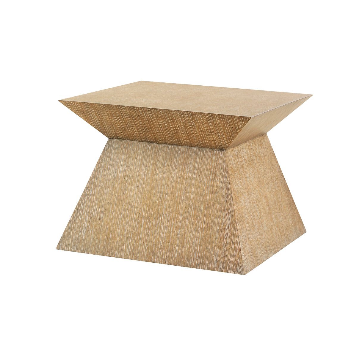 Table basse à piédestal géométrique (ensemble de 2)