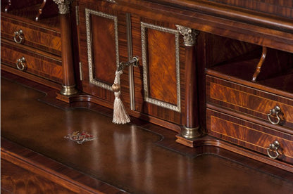 George II Mahogany Secretary Bookcase