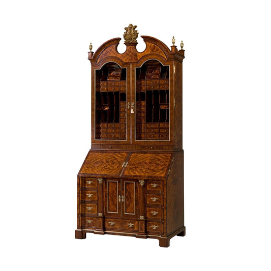 George II Mahogany Secretary Bookcase