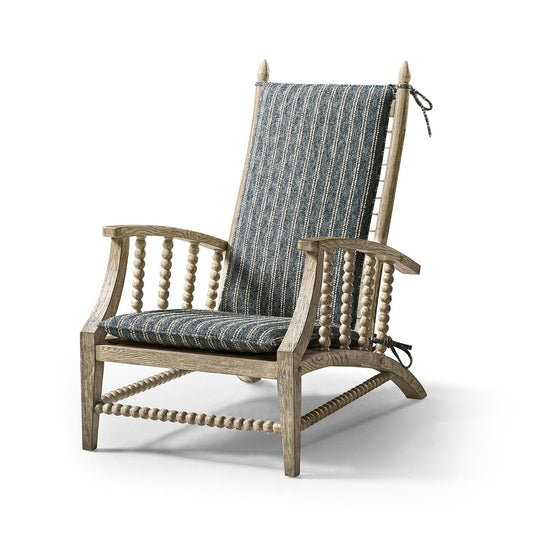 Greyed Oak Country Lounge Chair
