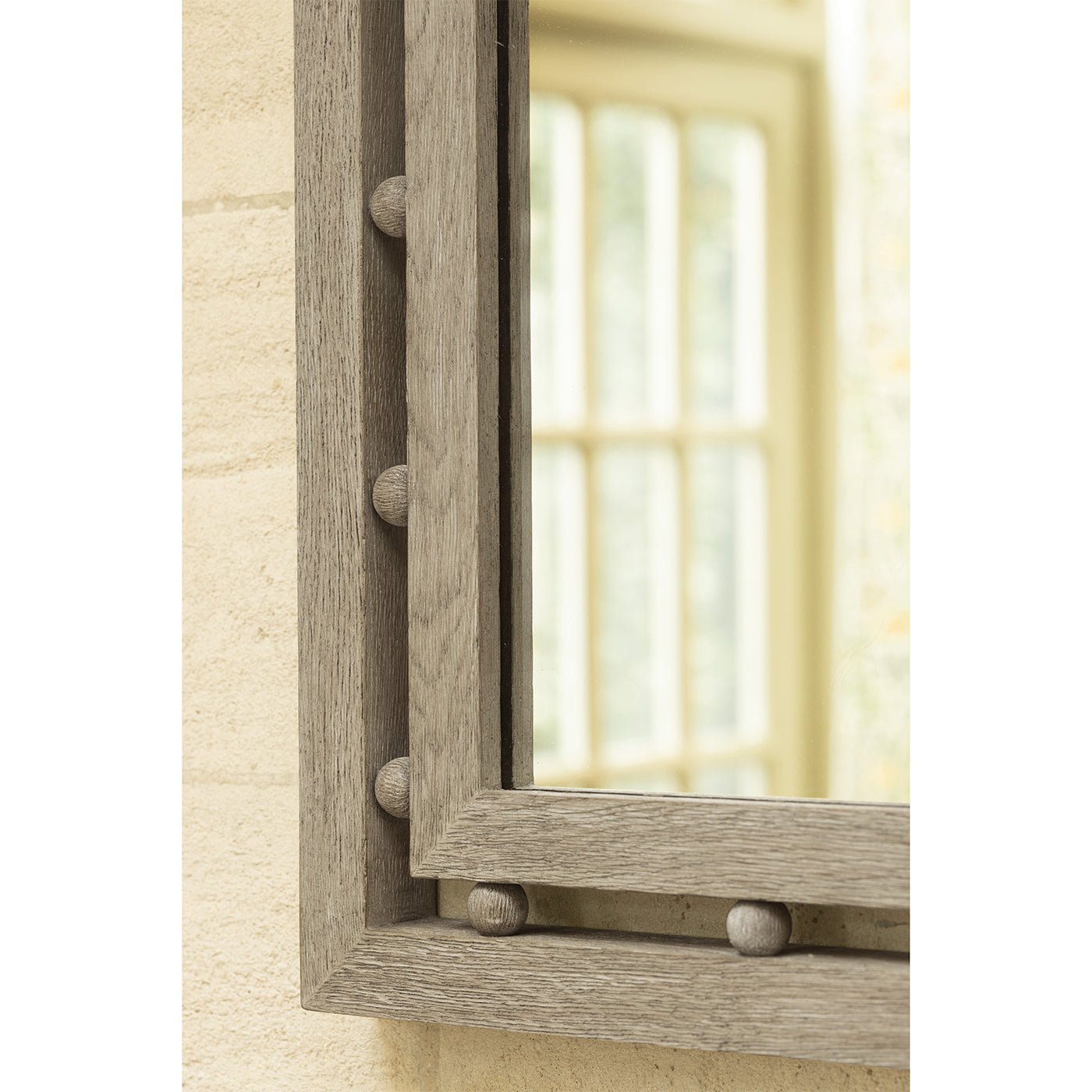 Greyed Oak Mirror