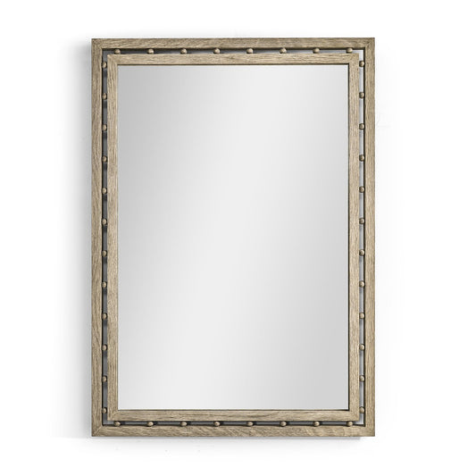 Greyed Oak Mirror
