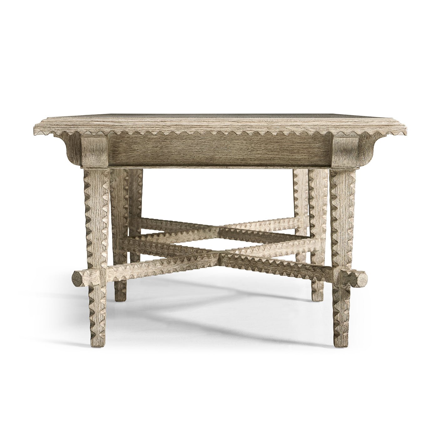 Greyed Oak Rustic Coffee Table