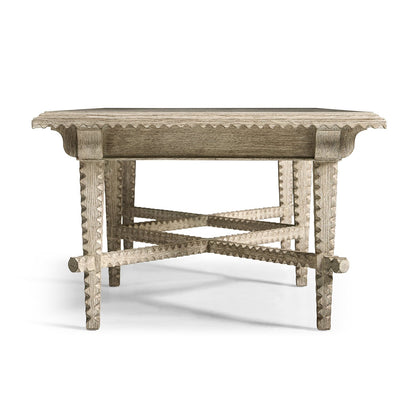Greyed Oak Rustic Coffee Table