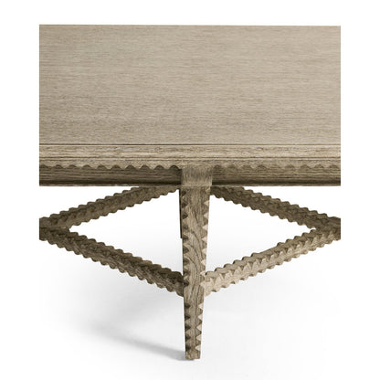 Greyed Oak Rustic Coffee Table