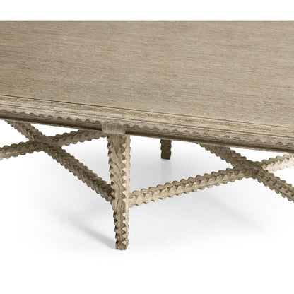 Greyed Oak Rustic Coffee Table