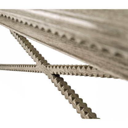 Console rustique en chêne grisé