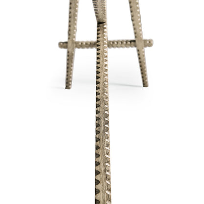 Console rustique en chêne grisé