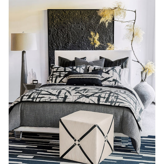 Pouf cube harnais
