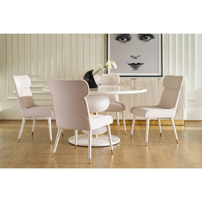 Chaise de salle à manger Haute Hollywood Regency