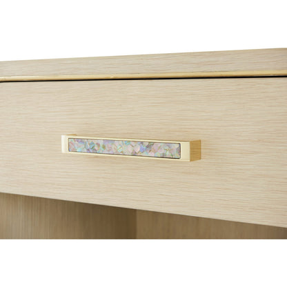 Table de chevet Hollywood Regency - Finition claire