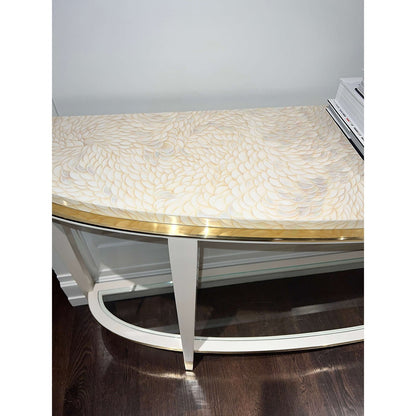 Console demi-lune Hollywood Regency